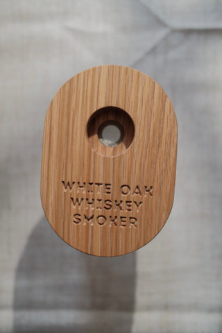 White Oak Whiskey Smoker | Handmade Solid Oak Cocktail Smoker
